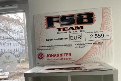 FSB-Team Spenden-Aktion